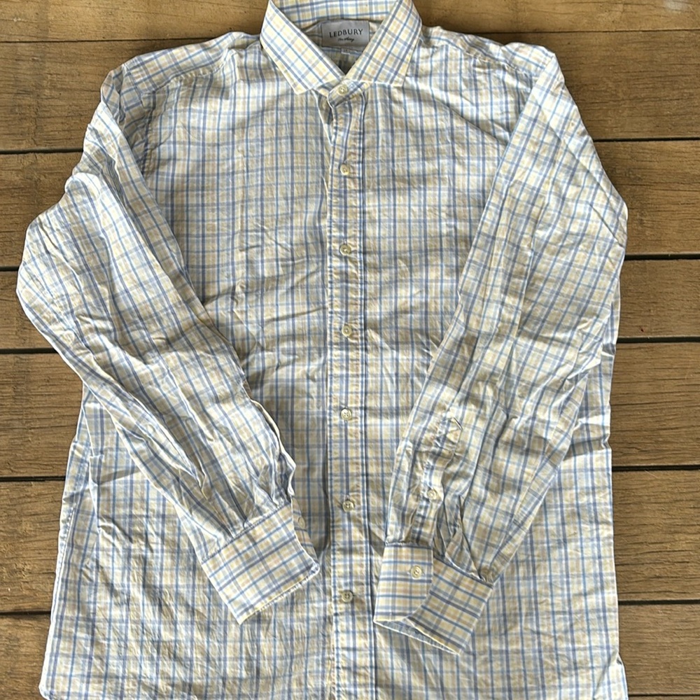 Ledbury Men’s 17” Button Down Long Sleeve Shirt